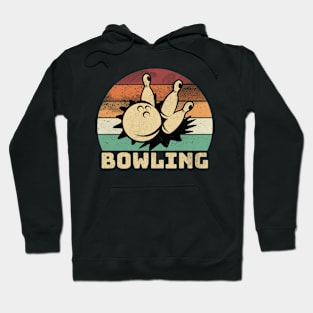 Bowling Retro Vintage Style Hoodie